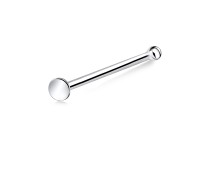 Small Pin Shaped Silver Bone Nose Stud NSKD-70s